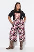 Culotte, very wide Legs, Hortensien