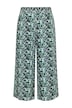 Kalhoty culotte, velmi široké nohavice, leopardí vzor
