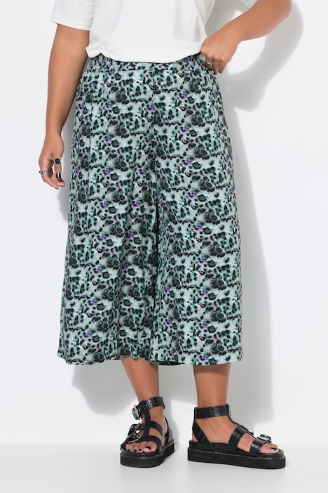 Culotte, very wide Legs, Color-Leo
