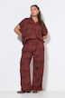 Palazzohose, wide Legs, Croco-Print