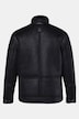 Lederoptik-Jacke, vegan, lässige Passform, Stehkragen, bis 8 XL