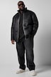 Lederoptik-Jacke, vegan, lässige Passform, Stehkragen, bis 8 XL