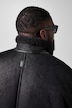 Lederoptik-Jacke, vegan, lässige Passform, Stehkragen, bis 8 XL