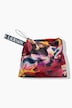 Functionele regencape, unisex, print, capuchon