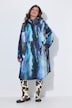Functionele regencape, unisex, print, capuchon