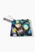 Functionele regencape, unisex, print, capuchon
