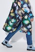 Functionele regencape, unisex, print, capuchon