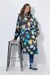 Functionele regencape, unisex, print, capuchon