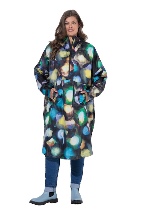 Funkční pláštěnka, unisex, potisk, kapuce