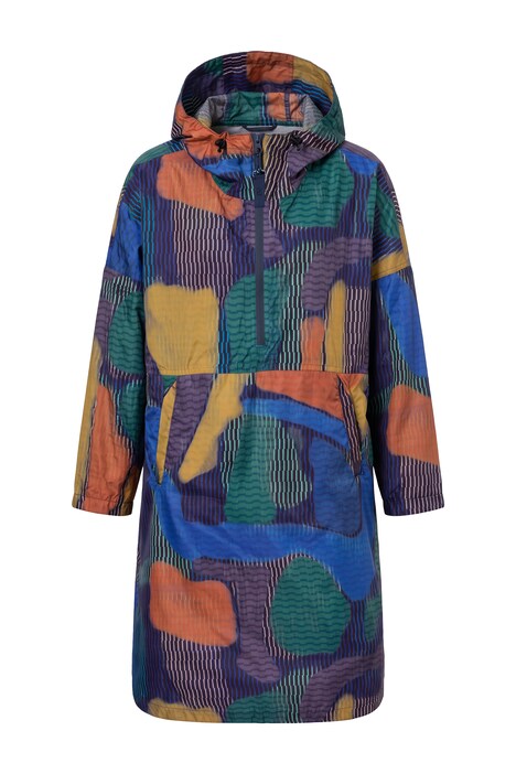 Funktions-Regencape, Unisex, Print, Kapuze