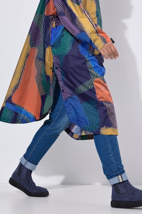 Funktions-Regencape, Unisex, Print, Kapuze