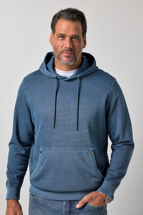 Hoodie, Sweat, Vintage Look, Kapuze, Kängurutasche, bis 8 XL