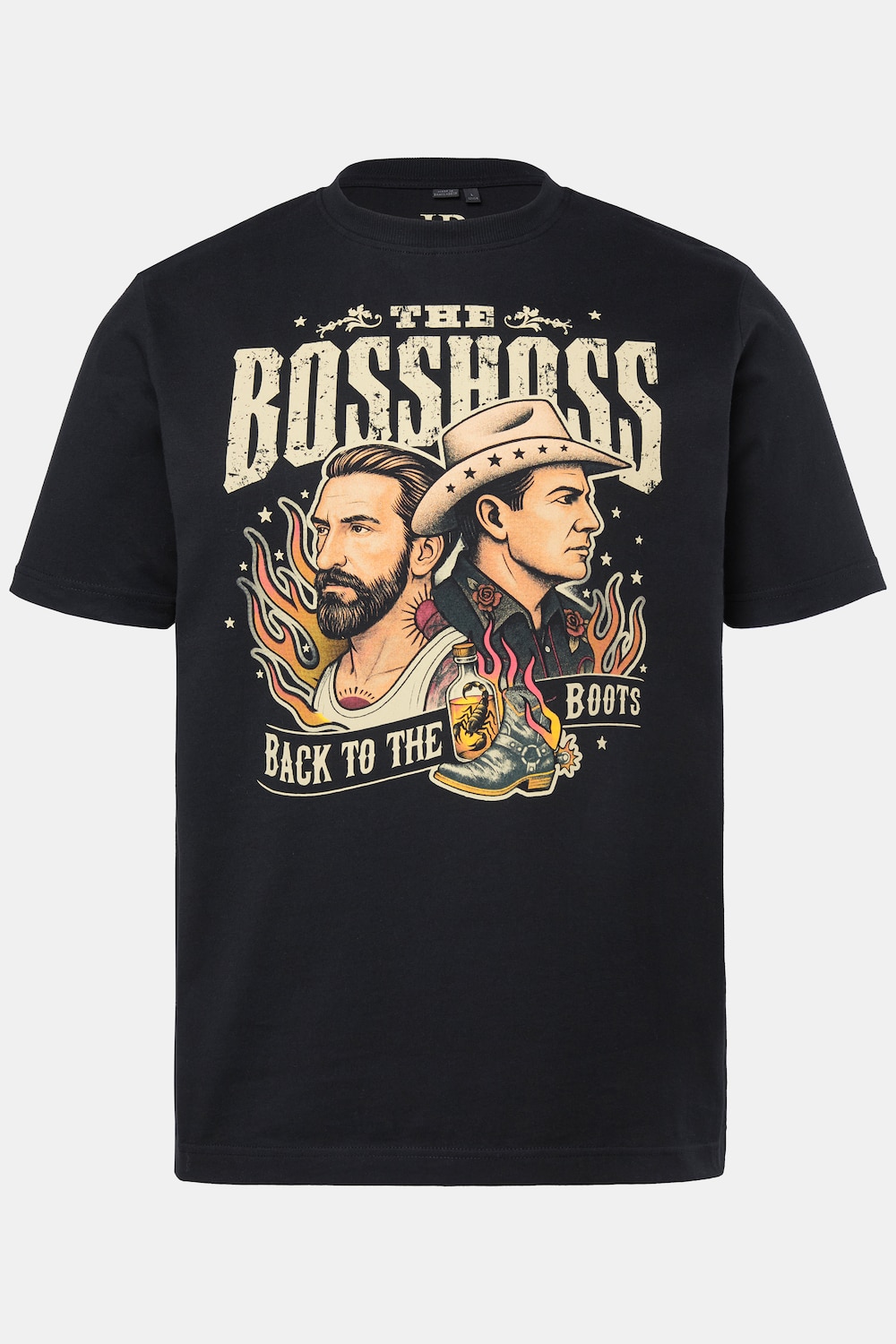T-Shirt, Bandshirt, Boss Hoss, Halbarm, bis 8 XL