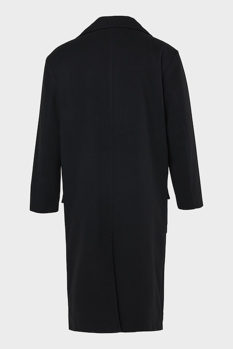 Manteau en laine mélangée, double boutonnage, col à revers - jusqu'au 8 XL