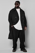 Manteau en laine mélangée, double boutonnage, col à revers - jusqu'au 8 XL