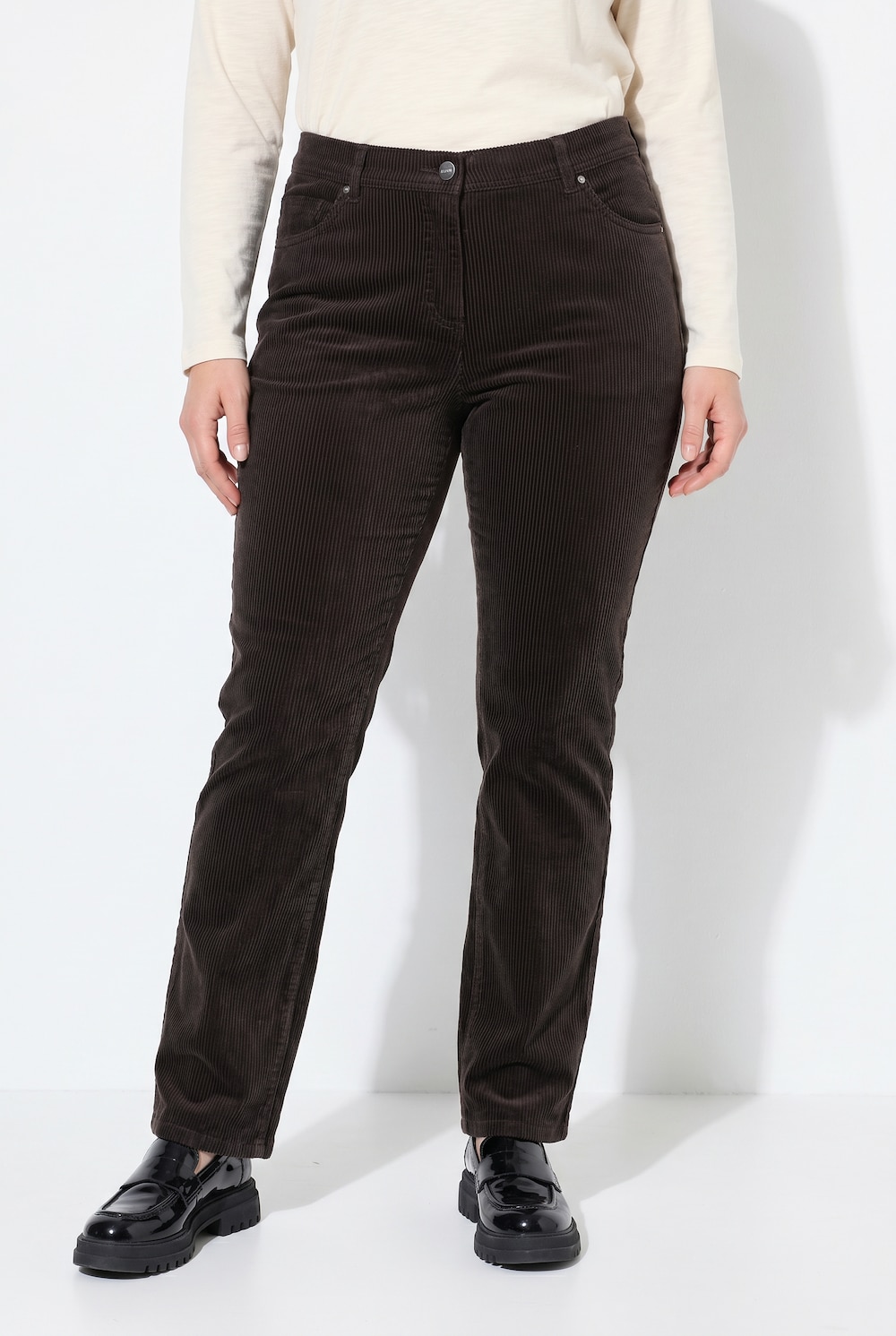 Cordhose Marie, Bootcut, Komfortbund, Biobaumwolle