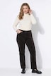 Pantalon en velours côtelé Marie, jambe large et taille confortable, coton bio