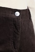 Pantalon en velours côtelé Marie, jambe large et taille confortable, coton bio