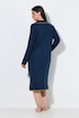 Nachthemd, Pyjama-Stil, Reverskragen, Langarm, Modalmix