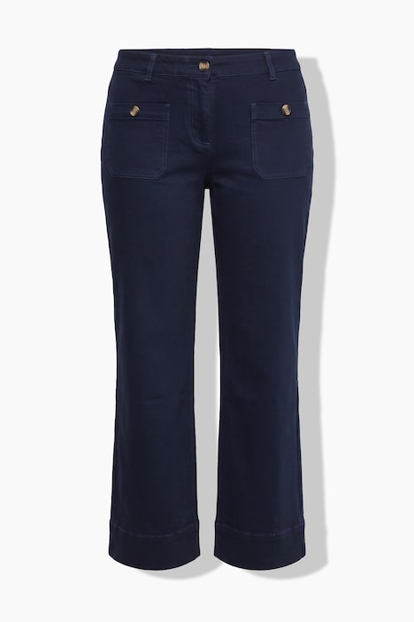 Jeans Mary, wijde pijpen, comfortabele tailleband, biologisch katoen