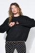 Pullover, Straight Shape, Perlennieten
