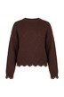 Pullover, Straight Shape, Perlennieten