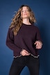 Pullover, Straight Shape, Perlennieten