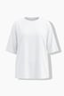 T-Shirt, Oversize Shape, Perlenfransen