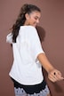 T-Shirt, Oversize Shape, Perlenfransen