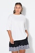 T-Shirt, Oversize Shape, Perlenfransen