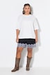T-Shirt, Oversize Shape, Perlenfransen