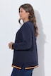 Sweatshirt, V-Ausschnitt, Langarm, Rückenprint, OEKO-TEX MIG
