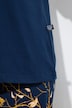 Pyjama, gemusterte Hose, Rundhals, Halbarm