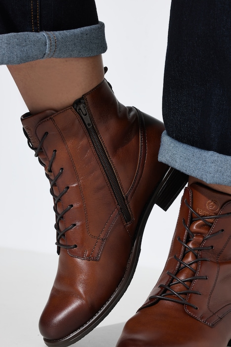 Remonte Leder-Stiefeletten, Wechselfußbett, Weite F 1/2
