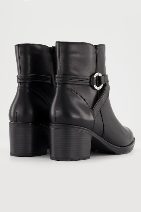 Bottines en cuir