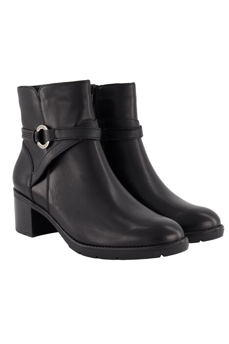 Remonte leather ankle boots, removable footbed, width F 1/2