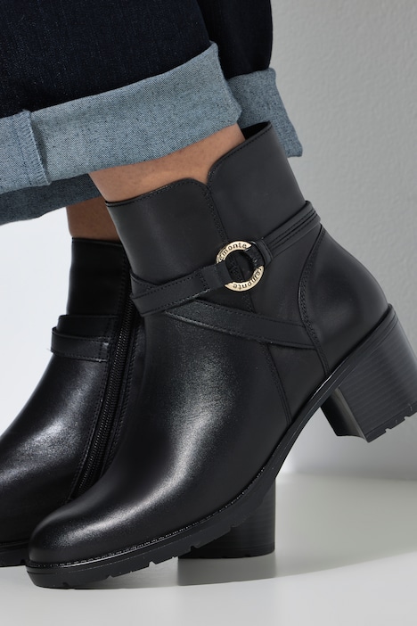 Bottines en cuir