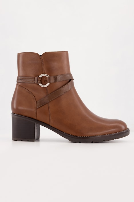 Remonte Leder-Stiefeletten, Wechselfußbett, Weite F 1/2