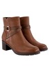Remonte leather ankle boots, removable footbed, width F 1/2
