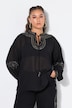 Tunika, bequemer Shape, Ziernieten