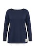 Eco Cotton Long Sleeve Boat Neck Tee