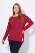 shirt, knopen, boothals, lange mouwen, biologisch katoen