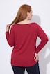 shirt, knopen, boothals, lange mouwen, biologisch katoen