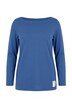 Eco Cotton Long Sleeve Boat Neck Tee