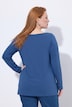 shirt, knopen, boothals, lange mouwen, biologisch katoen