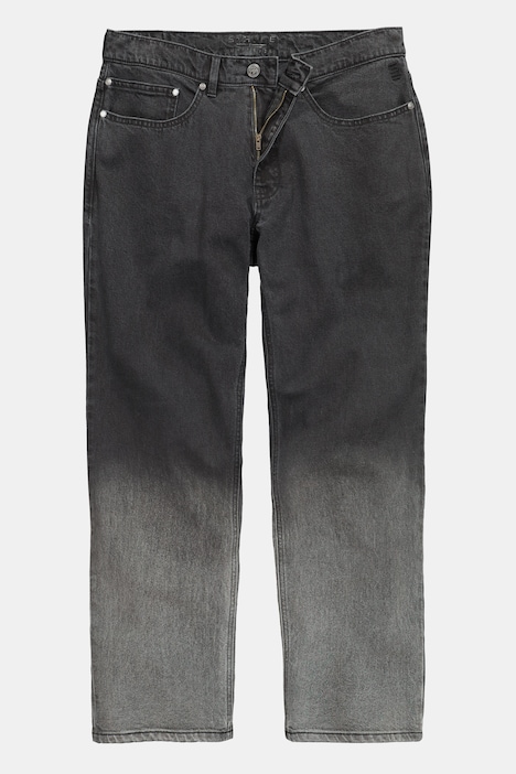 Jeans, Baggy Fit, 5-Pocket, Dip-Dye Farbverlauf, bis 72
