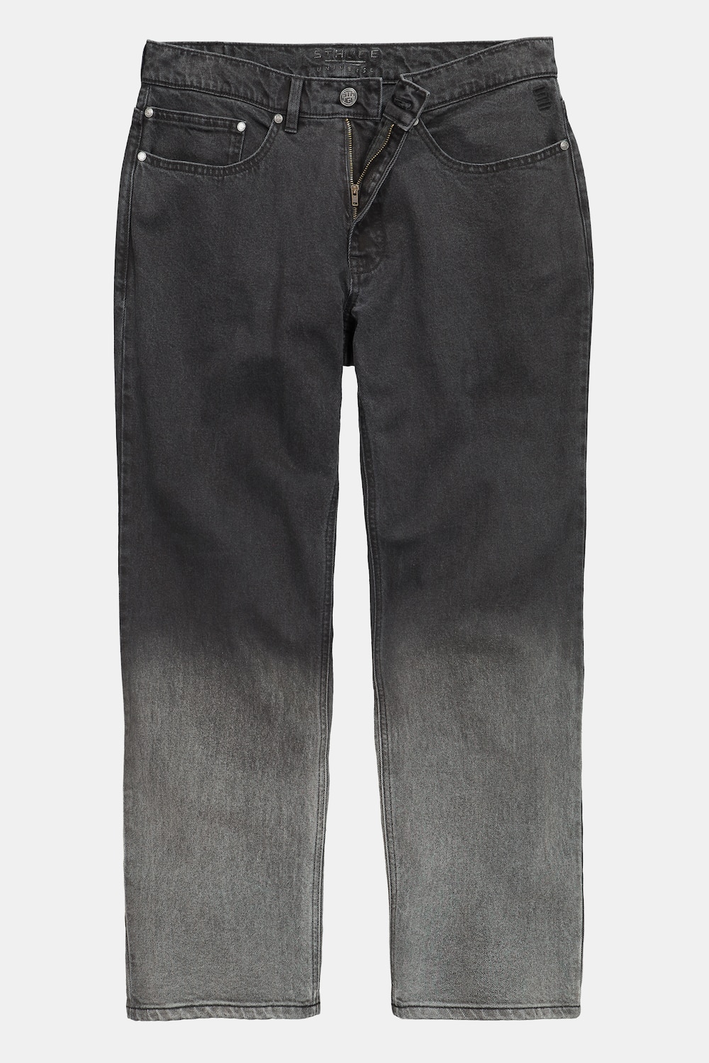 Jeans, Baggy Fit, 5-Pocket, Dip-Dye Farbverlauf, bis 72
