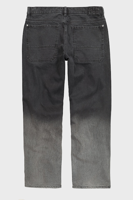 Jeans, Baggy Fit, 5-Pocket, Dip-Dye Farbverlauf, bis 72