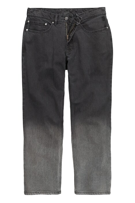 Džíny, Baggy fit, 5 kapes, dip-dye stínování, do velikosti 72