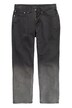 Džíny, Baggy fit, 5 kapes, dip-dye stínování, do velikosti 72